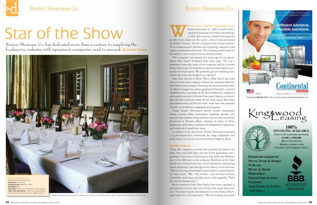 Kingswood Client Featured In Food & Drink Intl Magazine